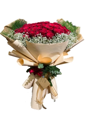 Aşkın Büyük Hali 101 Kırmızı Gül Buketi