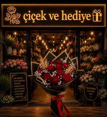 Tutkulu Aşk 11 Kırmızı Gül Buketi