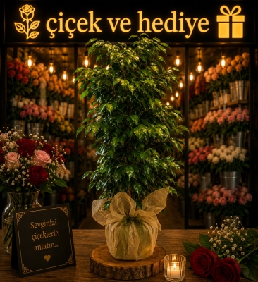Benjamin Büyük Boy Saksı Çiçeği