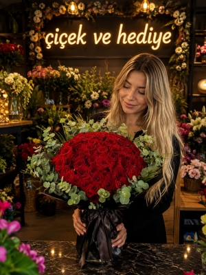 41 Vip Gül Buketi
