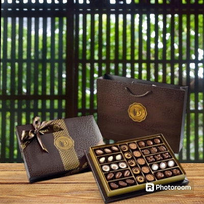 Diamond Kahverengi Hediye Çikolata Kutu diyarbakır çiçek ve çikolata siparişi