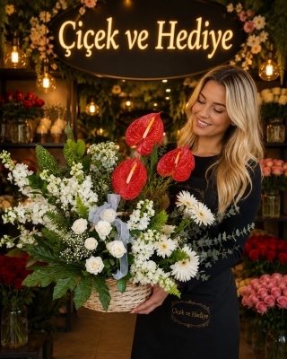 Antoryum Şebboy Gül Gerbera