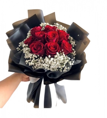 Sonsuz Aşkım 9`lu Gül Buketim