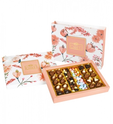 Flower Kutu Hediye Spesiyal Çikolata Büyük Boy