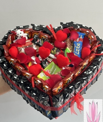 Romantik Kalp Çikolata Kutusu