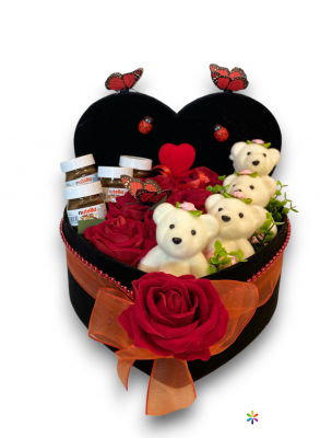 Kalpli Kutu Tasarımlı Ayıcık