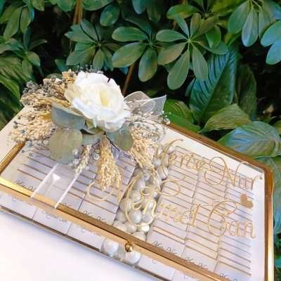 Cicekvhediye tasarım Kız Isteme Çikolatası,Söz Çikolatası, Nişan Çikolatası