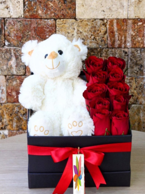 Kutu Gül Ve Ayıcık