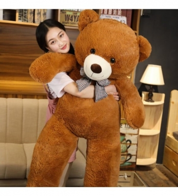140cm Koyu Kahverengi Peluş Ayı 