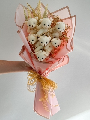 7`Li Ayıcık Buketi