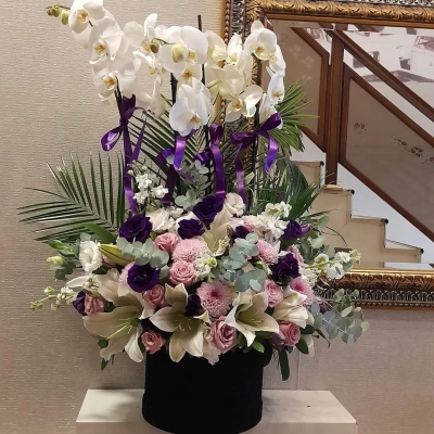 vip orkideli aranjman 